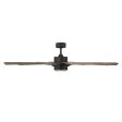 Wyndmill 65 Inch 3500K LED Smart Ceiling Fan, Matte Black with Barnwood Blades For Sale