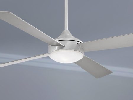 Aluma LED 52  Aluminum LED Ceiling Fan with Wall Control Hot on Sale