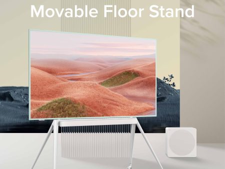 TCL NXTFRAME TV  Canvas TV Movable Floor Stand for 55”-75” Hot on Sale