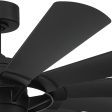 Wyndmill 65 Inch 3000K LED Smart Ceiling Fan, Matte Black Online Hot Sale