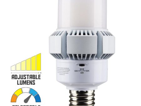 A-Plus 32 LED HID Retrofit Bulb, 22W|45W, 5850 Lumens, Selectable CCT, EX39 Mogul, 120-277V For Cheap