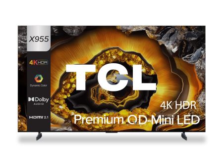 【5 Years Warranty】TCL X955 Premium QD-Mini LED 4K TV | 85 98 115 inch For Discount