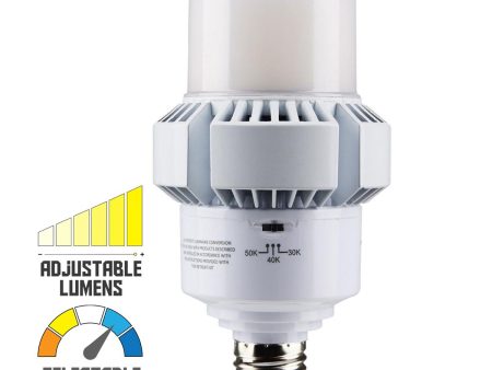 A-Plus 28 LED HID Retrofit Bulb, 17W|35W, 4550 Lumens, Selectable CCT, E26 Base, 120-277V For Discount