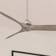 Aviation 60  Brushed Nickel and Ash Maple Indoor Ceiling Fan with Remote Online