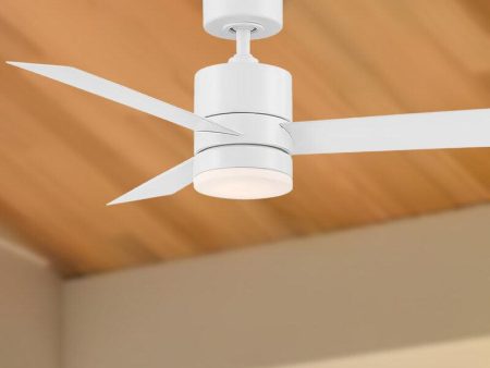 Axis 44 Inch Matte White 3000K LED Outdoor Smart Ceiling Fan Discount