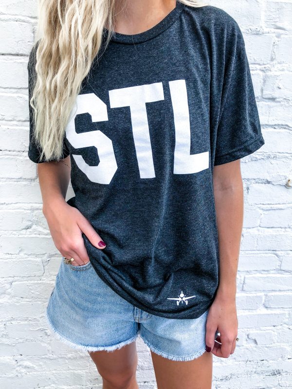 STL - Unisex Airport Code T-Shirt Cheap