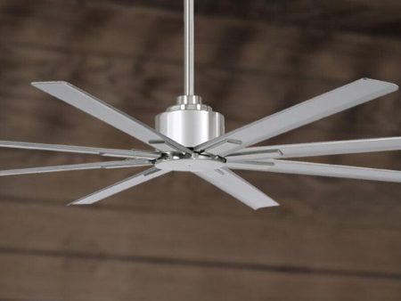 Xtreme H2O 65  Windmill Outdoor Ceiling Fan with Remote, Brushed Nickel Supply