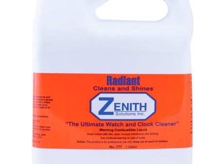 Zenith Radiant 777 Ultimate Watch and Clock Cleaning Solution 1 Gallon For Sale