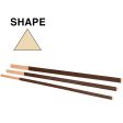 Emery Buff Sticks, Triangular, (290 x 8mm) Online Hot Sale