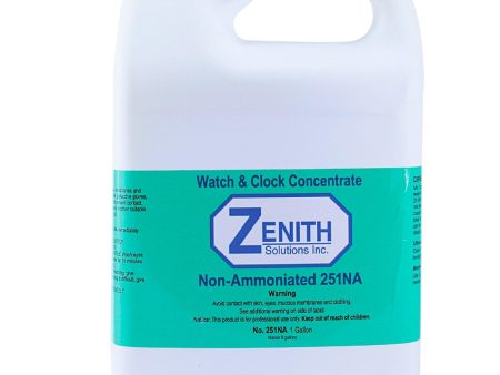 Zenith 251NA Watch and Clock Cleaning Solution 1 Gallon Online now